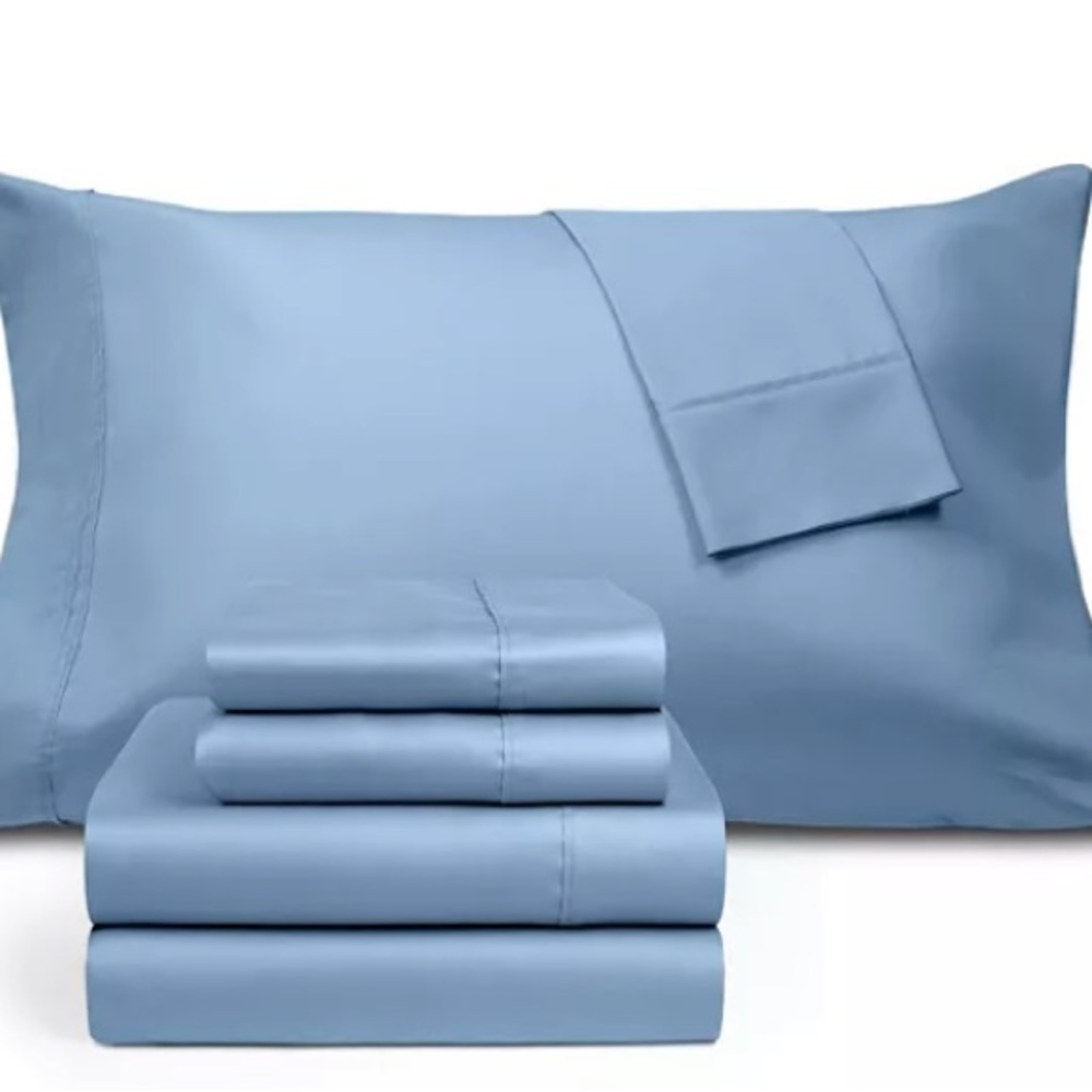 Fairfield Square Collection - Brookline 1400 Thread Count 6 p Queen Sheet Set
